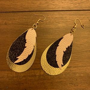 Faux Leather Earrings (ADD-ON to any order 5$)